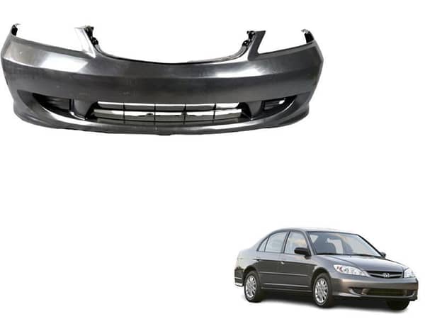 Front Bumper for 2004-2006 Honda Civic - Black OTN