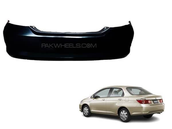 AGP Rear Bumper for Honda City 2006-2009 in Black