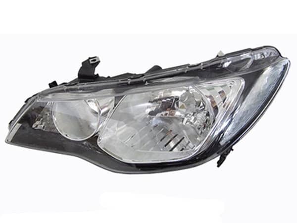 2006-2012 Honda Civic TYC Left Headlamp - 1 Piece