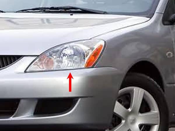 2004 Mitsubishi Lancer 1600CC Left Head Lamp - TYC Brand, 1 Piece