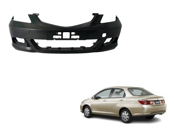 Front Bumper for Honda City 2006-2009 by AGP - Black