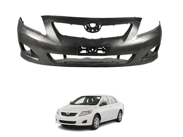 Front Bumper for 2009-2010 Toyota Corolla by AKID in Black