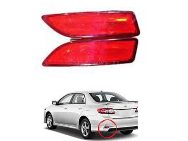 Toyota Corolla 2012 Rear Bumper Reflector - 2 Pcs
