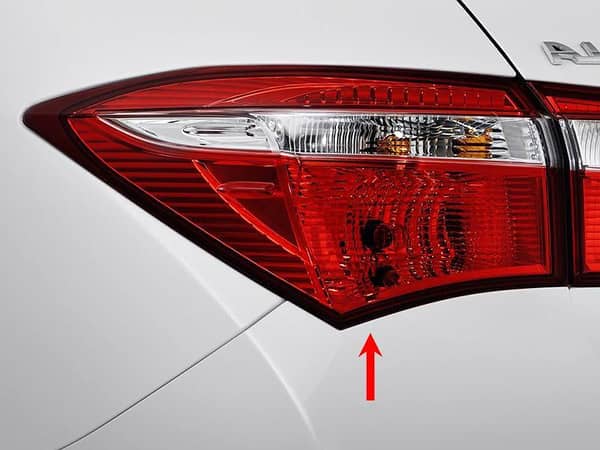 2015 Toyota Corolla TYC Left Back Lamp for XLi - 1 Piece