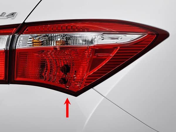 2015 Toyota Corolla TYC Right Back Lamp for XLi - 1 Piece