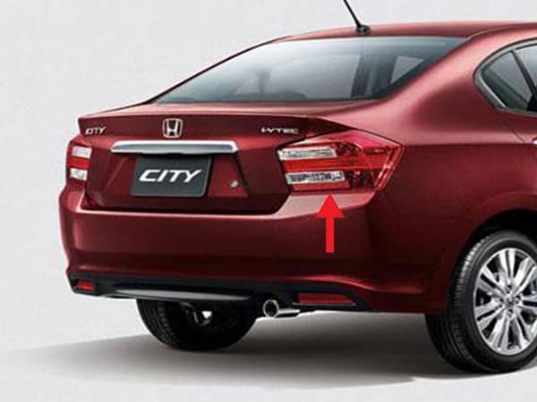 TYC Right-Hand Back Lamp for Honda City 2015-2017 - Single Piece
