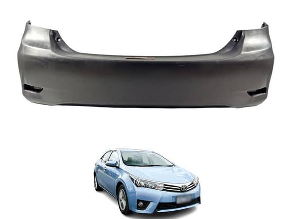 AKID Rear Bumper for 2015-2020 Toyota Corolla in Black