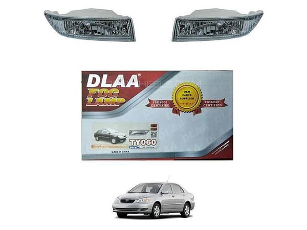 DLAA Fog Lamp Bumper Lights for Toyota Corolla Models 2002-2008