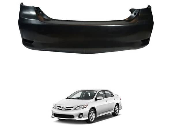 Toyota Corolla 2012-2014 AKID Rear Bumper | Black