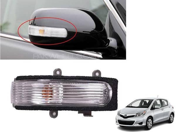 Left-Hand Side Mirror Light for Toyota Vitz 2012-2020 QXP