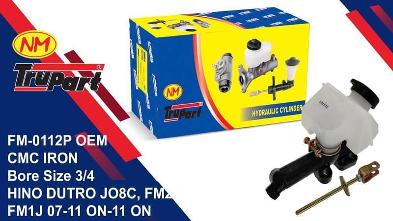Hino JO8C Trupart Clutch Master Cylinder FM2P FM-0112P OEM