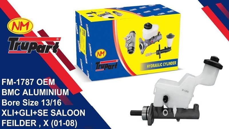 Trupart FM-1787P Brake Master Cylinder for Toyota Xli, Gli, and SE SALO Models