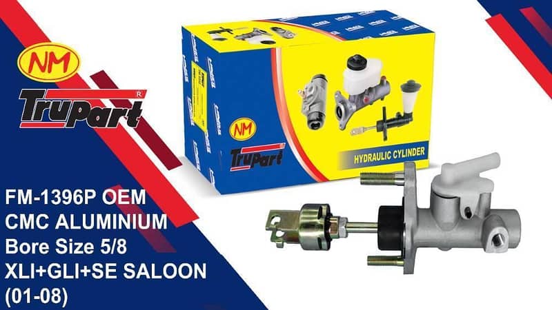 Trupart FM-1396P Aluminum Clutch Master Cylinder for Toyota Xli, Gli, and Saloon Models