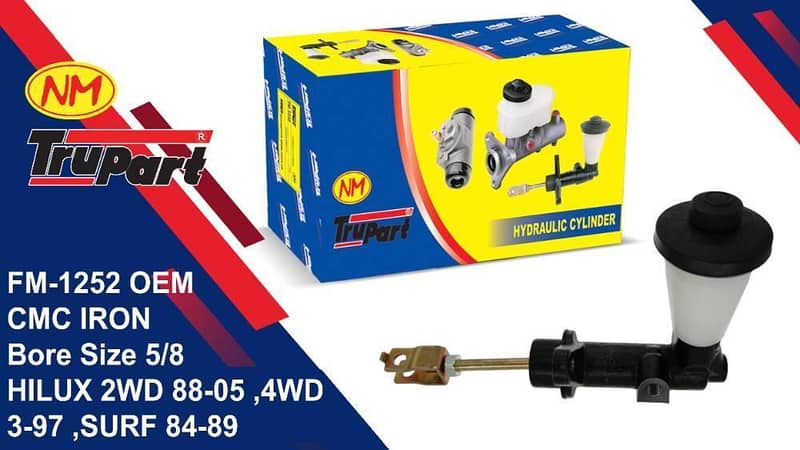 Trupart FM-1252 Clutch Master Cylinder for Toyota Hilux Diesel 1984 and Later