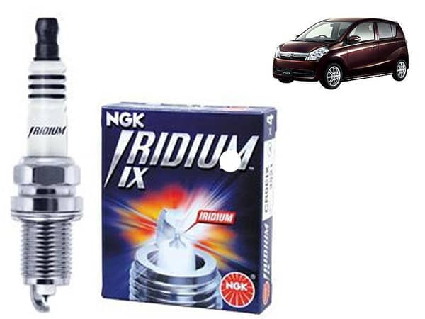 NGK Iridium Spark Plug Set for Daihatsu Mira 2006-2017 - 3 Pieces, Model ILKR6F11