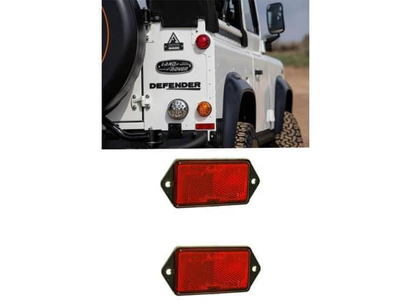 Land Rover Defender Rear Reflector Pair D2