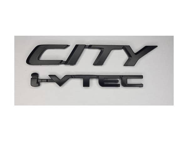 Honda City Ivtec Black Emblem Set