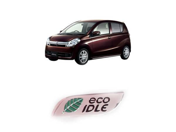 Mira Eco Idle Emblem Rear Badge Logo