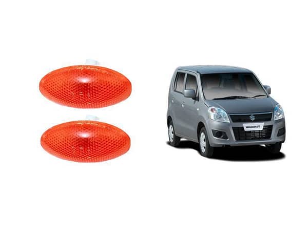 2-Piece Orange Fender Indicator Set for Suzuki Wagon R (2014-2020)