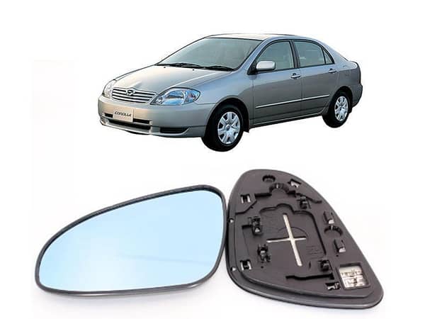 Right Side Blue Side Mirror Plate for 2004-2005 Toyota Corolla X