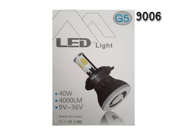 G5 9006 LED Headlight Bulbs - 40W Power, Easy Installation