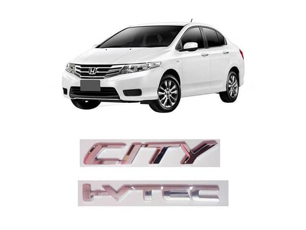 Honda City ivtec Trunk Logo Emblem Pack