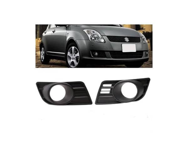 Suzuki Swift 2010-2021 Fog Light Cover Black 2pc L/R
