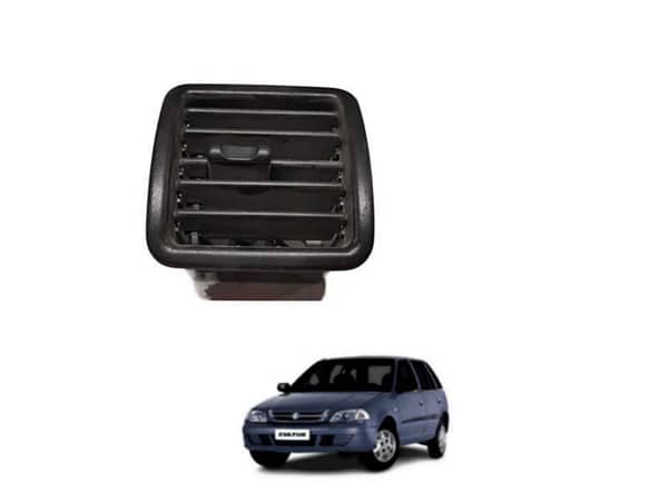 Black AC Grill Vent for Suzuki Cultus (2000-2016) - 1pc Dashboard Replacement