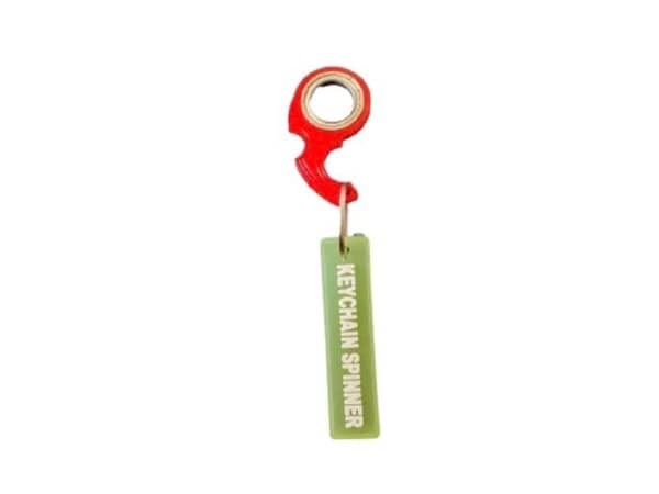 Zingfix Keychain with Stainless Steel Fidget Spinner for Stress Relief