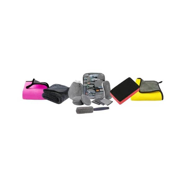 Zingfix Microfiber Car Detailing Kit with Towels and Clay Bar