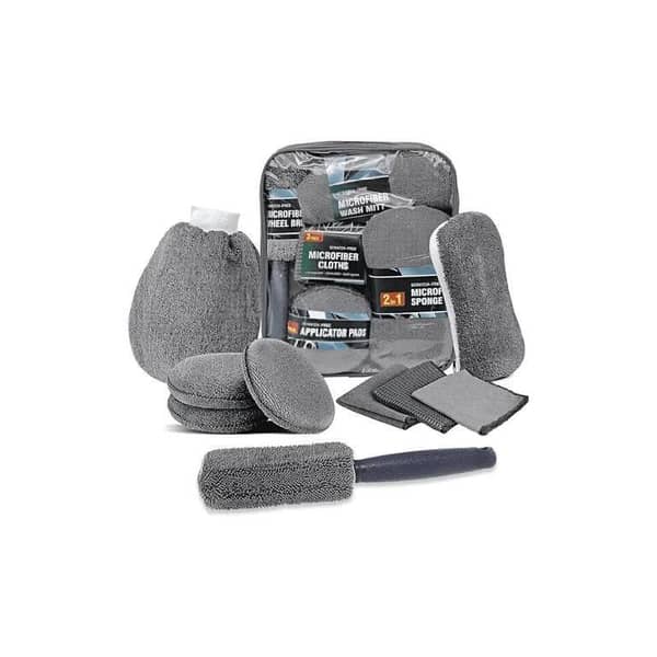Microfiber Car Detailing Cleaning kit – Interior And Exterior Washing – 9 Pcs