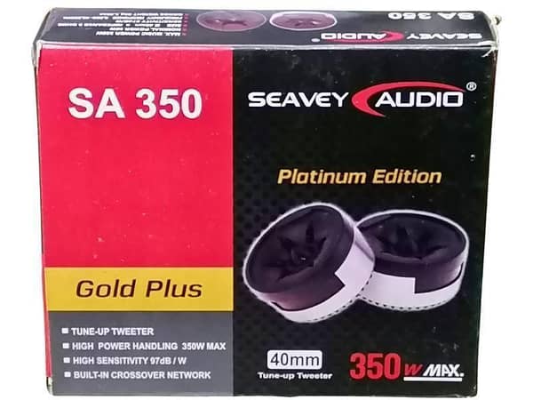 Seavey Audio SA-350 Platinum Edition Gold Plus Tweeters 350w Max Power - 1Pair