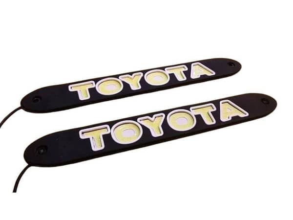 Toyota Flexible White LED DRL Pair - Daytime Running Lights | Car Styling Led Day Light | DRL Lamp
