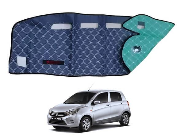 Suzuki Cultus New Model 7D Vinyle Dashboard Mat in Gray Color Luxury Style | Cross Stiched | Gray