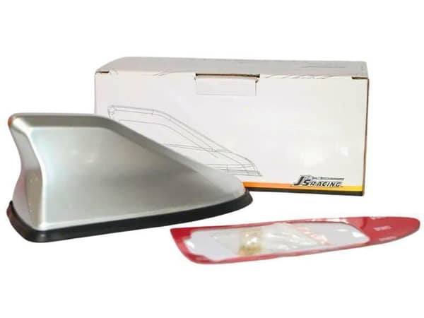 Hybrid Shark Fin Radio Antenna Silver Color