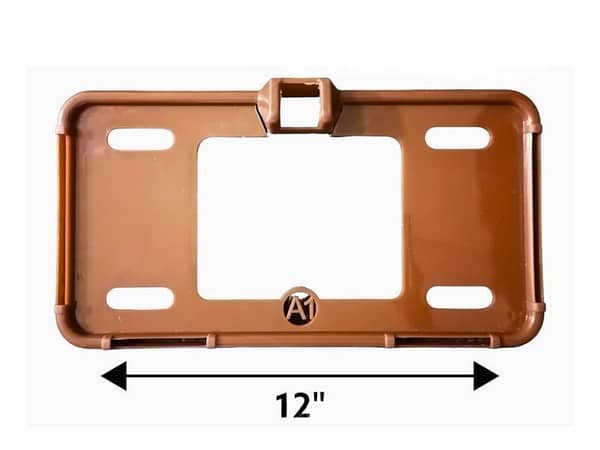 Car Number Plate Beige Frame Camera Mount Frame