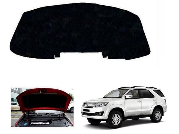 Toyota Fortuner Bonnet Insulator 2013-2016 for Heat and Soundproofing with Installation Clips