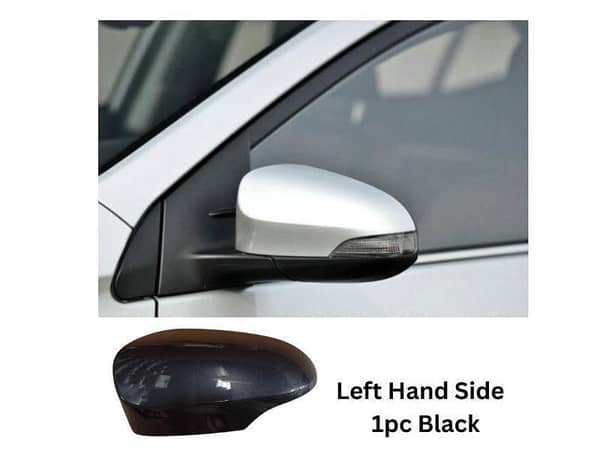 Left Side Black OEM Mirror Cover for Toyota Corolla 2015-2024, 1 Piece