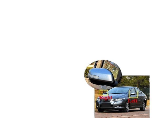 Left Side Side Mirror Cover for Honda City 2014-2020 with Indicator Light Option