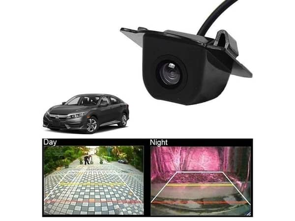 Honda Civic-X OEM HD Night Vision Back View Camera Grip Fitting with Line Assist- 1PC