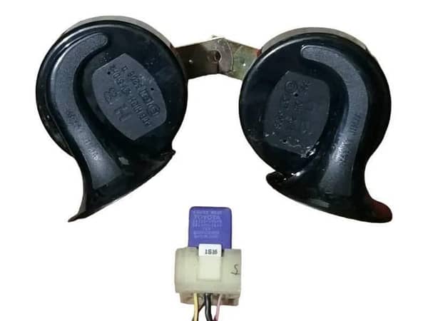 HB Snail Horn Set with Kabli Used Relay - High-Quality Pair for Enhanced Vehicle Sound