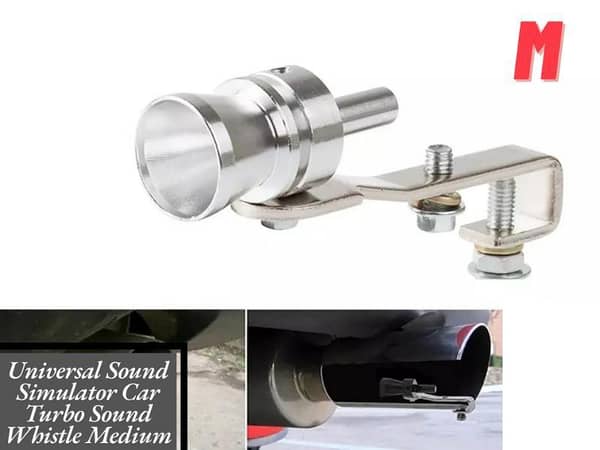 Medium Universal Turbo Sound Whistle for Cars with 1100 to 2000 CC Displacement