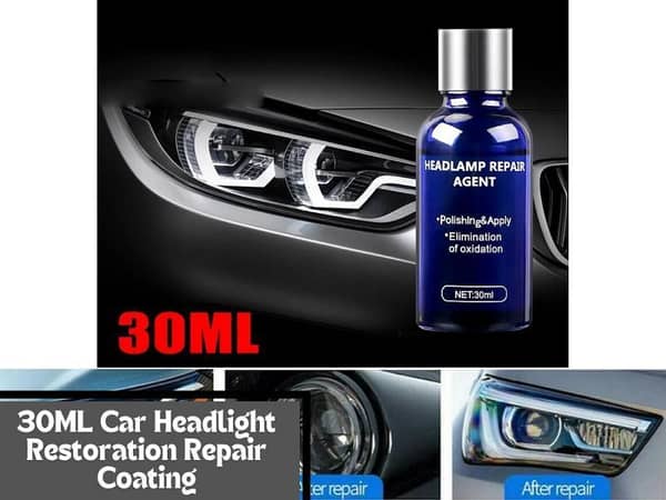 30ML Car Headlight Repair Coating Kit for Oxidation and Scratch Removal