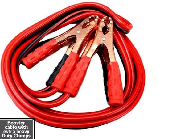 500A 2M Car Battery Jumper Cables by Line | Emergency Booster Cables with Clamps for Vehicles