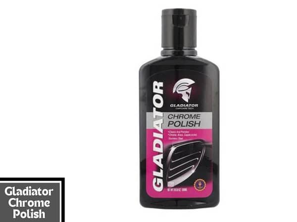 Gladiator Chrome Polish 300 ML for Cleaning Chrome Bumpers, Wheels, and Accessories
