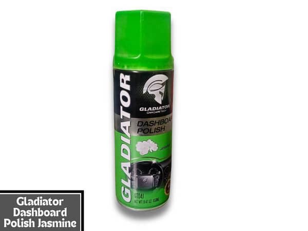 Gladiator 450ML Dashboard Polish in Jasmine Flavor for Car Interior Cleaning and Shine