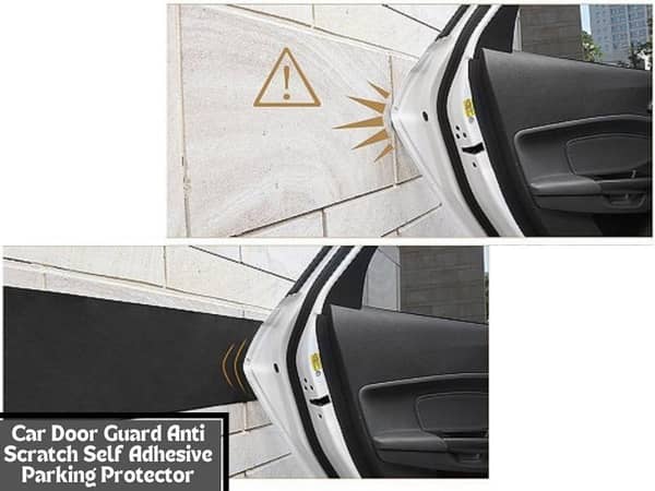 Car Door Bumper Bodywork Guard Anti Scratch Self Adhesive Parking Protector | Garage Wall Corner