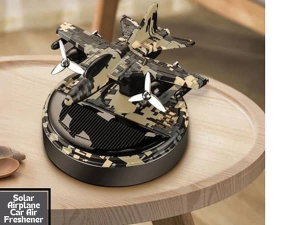 Premium Quality Fancemot Plane Car Air Freshener Airplane Car Freshener Rotating Solar Car Perfume