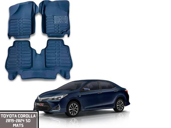Customized 5D Car Floor Mats for Toyota Corolla (2019-2024) | Quality Mats from China