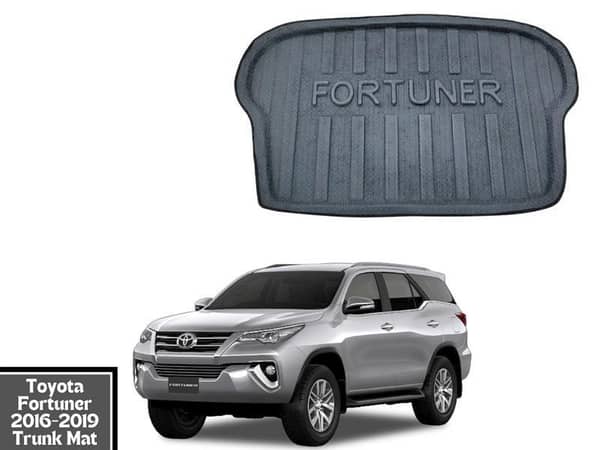 Toyota Fortuner 2016-2019 Trunk Mat in Foam Material | Trunk Tray for Toyota Fortuner